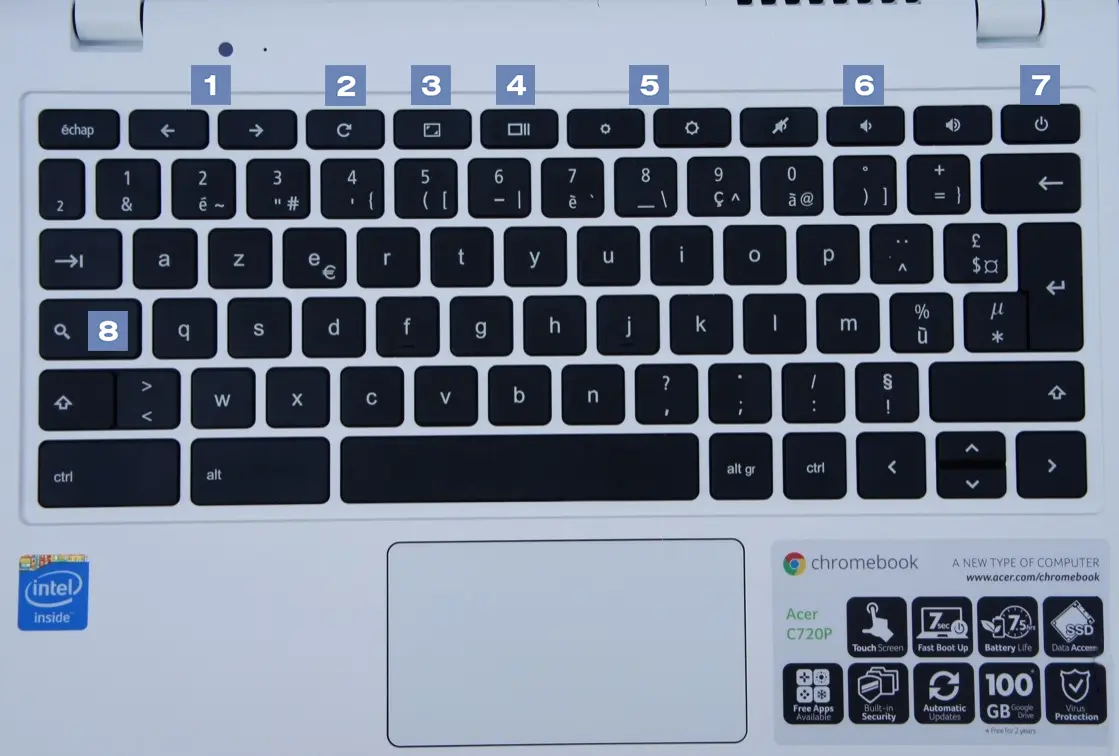 Clavier-Acer-Chromebook